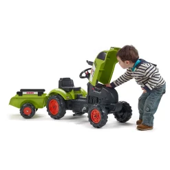 Traktor med vagn Claas 808-052*Falk New