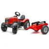 Traktor med vagn Massey Ferguson*Falk Sale