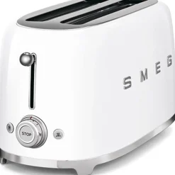 TSF02WHEU Vit 50-tals Retro Design med Extra Breda Fack*Smeg Hot