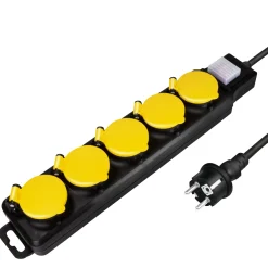 5-vägs Utomhusbruk Med Brytare IP44*LogiLink Outlet