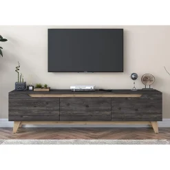 Virkesbo Svart/Brun TV-bänk 180cm*In Living New