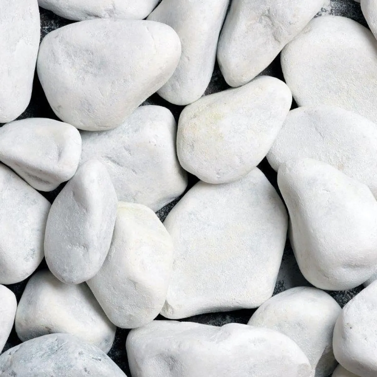 Vit Pebbles 40-60 mm, 1000 kg Säck*Magrab Krossprodukter Discount