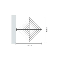 WallFix 24 m + Skyddsbox*Brabantia Hot