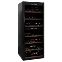WineExpert 126 Fullglass SW-126B Svart med 2 Zoner och Plats för 126 Flaskor*mQuvée Sale