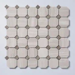 Woodlight Gravin Octagon Polerad 5x5 cm*ArtStone Outlet