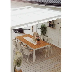 4x4 m Vit, Solskydd & Vattenavvisande Polyester*Jabo New