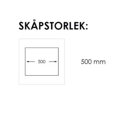 Zirkon 400 Rostfri Enkel med Korgventil & Vattenlås*Nordic Tech Outlet